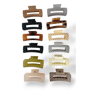 12li Karışık Renk Mandal Toka Set