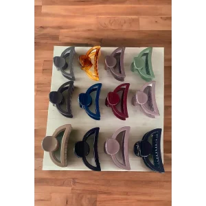 12li Karışık Renk Mandal Toka Set