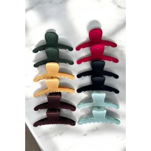 12li Karışık Renk Mandal Toka Set