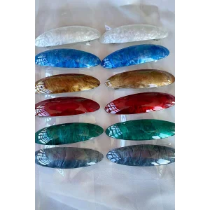12li Karışık Renk Otomat Toka Set