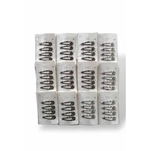 12li Karışık Renk Yan Toka Set