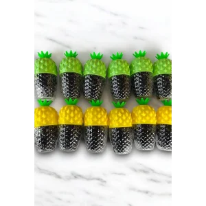 12li Siyah Renk Perma Lastik Toka