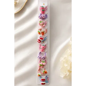 20li Karışık Renk Lastik Toka Set