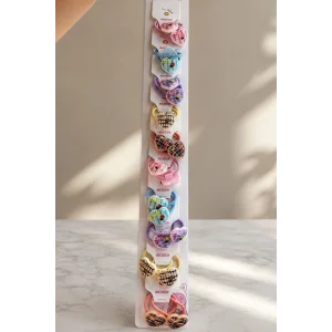20li Karışık Renk Lastik Toka Set