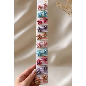 20li Karışık Renk Yan Toka Set