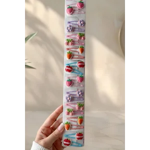 20li Karışık Renk Yan Toka Set
