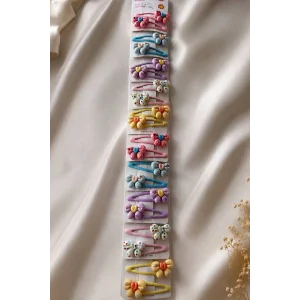 20li Karışık Renk Yan Toka Set