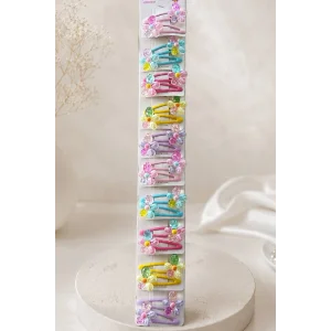 20li Karışık Renk Yan Toka Set