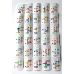 30lu Karışık Renk Yan Toka Set