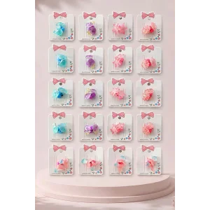 40lı Karışık Renk Lastik Toka Set