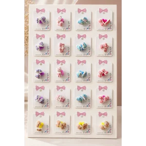 40lı Karışık Renk Lastik Toka Set