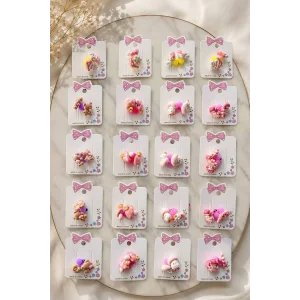 40lı Karışık Renk Lastik Toka Set