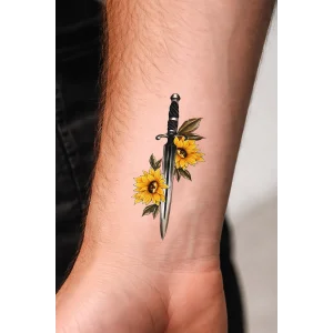 Geçici Kama Figürlü Mini Dövme Tattoo