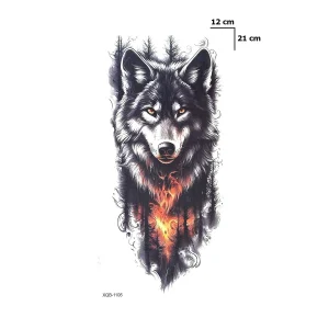 Alev ve Kurt Geçici Dövme Tattoo