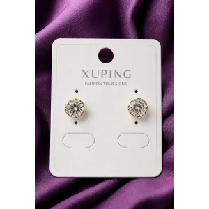 Altın Renk Taşlı Xuping Küpe (Çift)