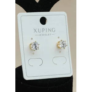 Altın Renk Tek Taş Xuping Küpe (Çift)