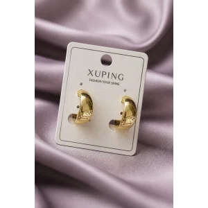 Altın Renk Xuping Halka Küpe (Çift)