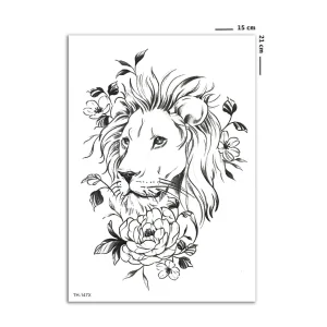 Aslan Geçici Dövme Tattoo