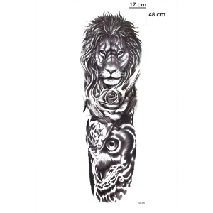 Aslan Kol Dövme Geçici Tattoo