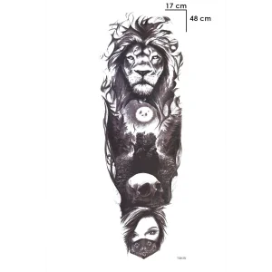 Aslan Kol Geçici Dövme Tattoo