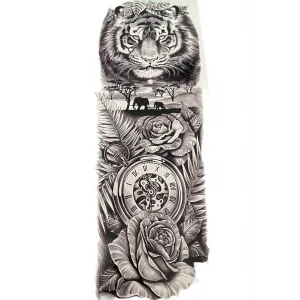 Aslan Saat Dövme Geçici Tattoo