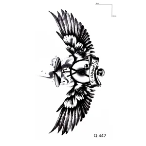 Bateri Kanat Mini Geçici Dövme Tattoo