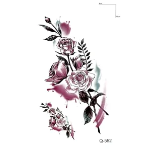 Çiçek Dalı Mini Dövme Geçici Tattoo