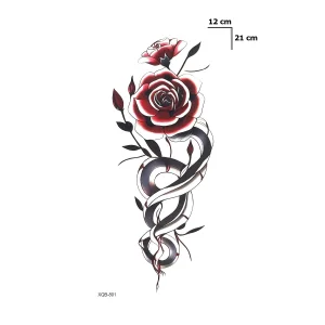 Çiçek Dövme Geçici Dövme Tattoo
