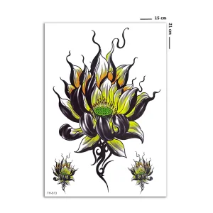 Çiçek Geçici Dövme Tattoo