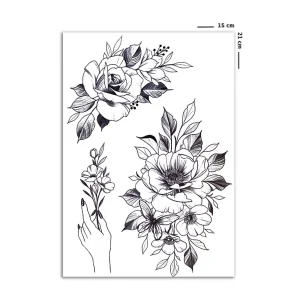 Çiçek Geçici Dövme Tattoo