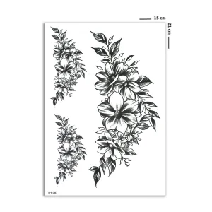 Çiçek Geçici Dövme Tattoo