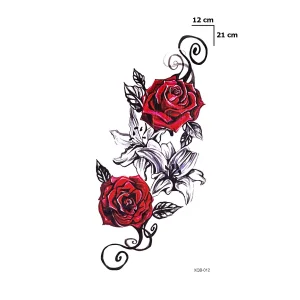 Çiçek Geçici Dövme Tattoo
