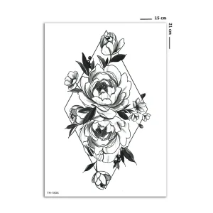 Çiçek Geçici Dövme Tattoo