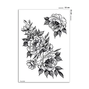 Çiçek Geçici Dövme Tattoo