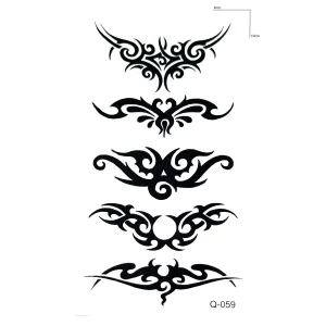 Dörtlü Tribal Mini Geçici Dövme Tattoo