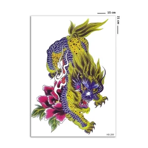 Ejderha Geçici Dövme Tattoo
