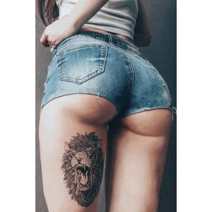 Geçici Aslan Dövme Tattoo