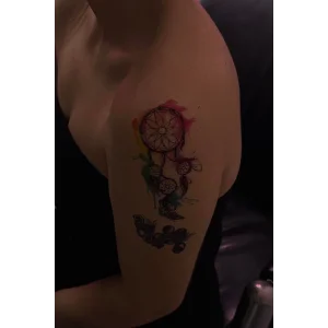 Geçici Düş Kapanı Figürlü Dövme Tattoo