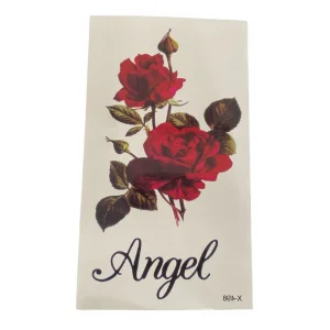 Geçici Gül Figürlü Mini Dövme Tattoo