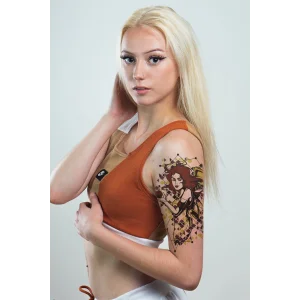 Geçici Kadın Modelli Dövme Tattoo