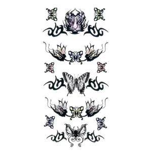 Geçici Kelebek Figürlü Dövme Tattoo