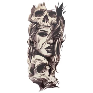 Geçici Kız Figürlü Dövme Tattoo