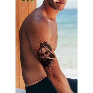 Geçici Makas Eller Dövme Tattoo