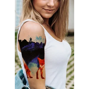 Geçici Tilki Dövme Tattoo