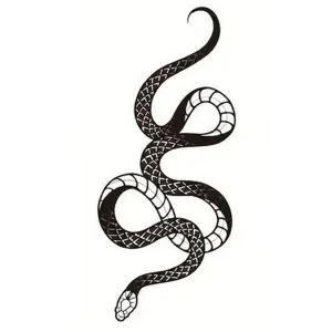 Geçici Yılan Figürlü Mini Dövme Tattoo