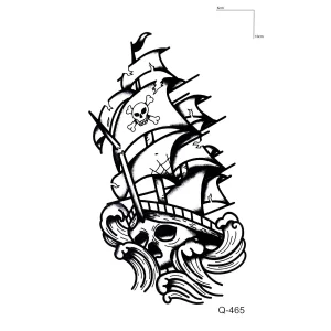 Gemi Mini Geçici Dövme Tattoo