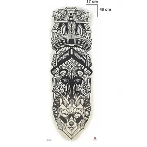 Geometrik Kol Geçici Dövme Tattoo