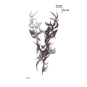Geyik Dövme Geçici Tattoo