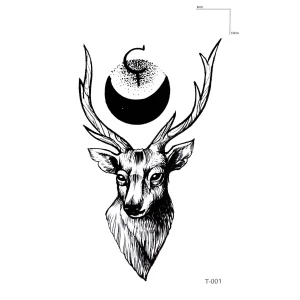 Geyik Geçici Dövme Tattoo