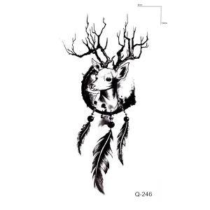 Geyik Mini Geçici Dövme Tattoo
